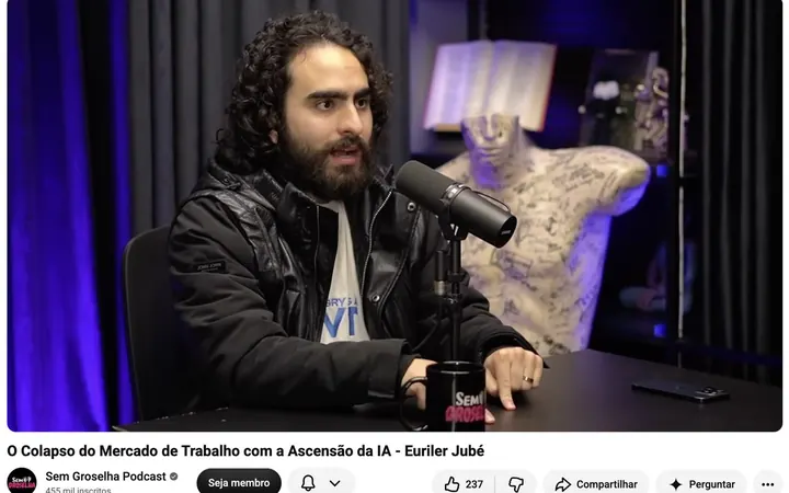 Euriler Jubé no Sem Groselha Podcast